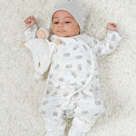 Baby Hugs and Kisses Printed Side Snap Kimono