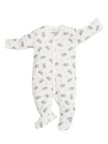 Baby Hugs and Kisses Snap Front Footie with Fold-over Mitts