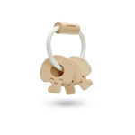 Photo 1 Baby Key Rattle - Natural - 5267