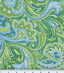 Photo 6 Green Paisley