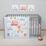 Photo 1 Beep Beep Transportation 4 Piece Crib Bedding Set