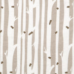 Photo 2 Birch Stripe Deluxe Flannel Fitted Crib Sheet