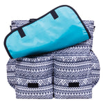 Black and White Aztec Tote Diaper Bag