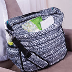 Photo 9 Black and White Aztec Tote Diaper Bag