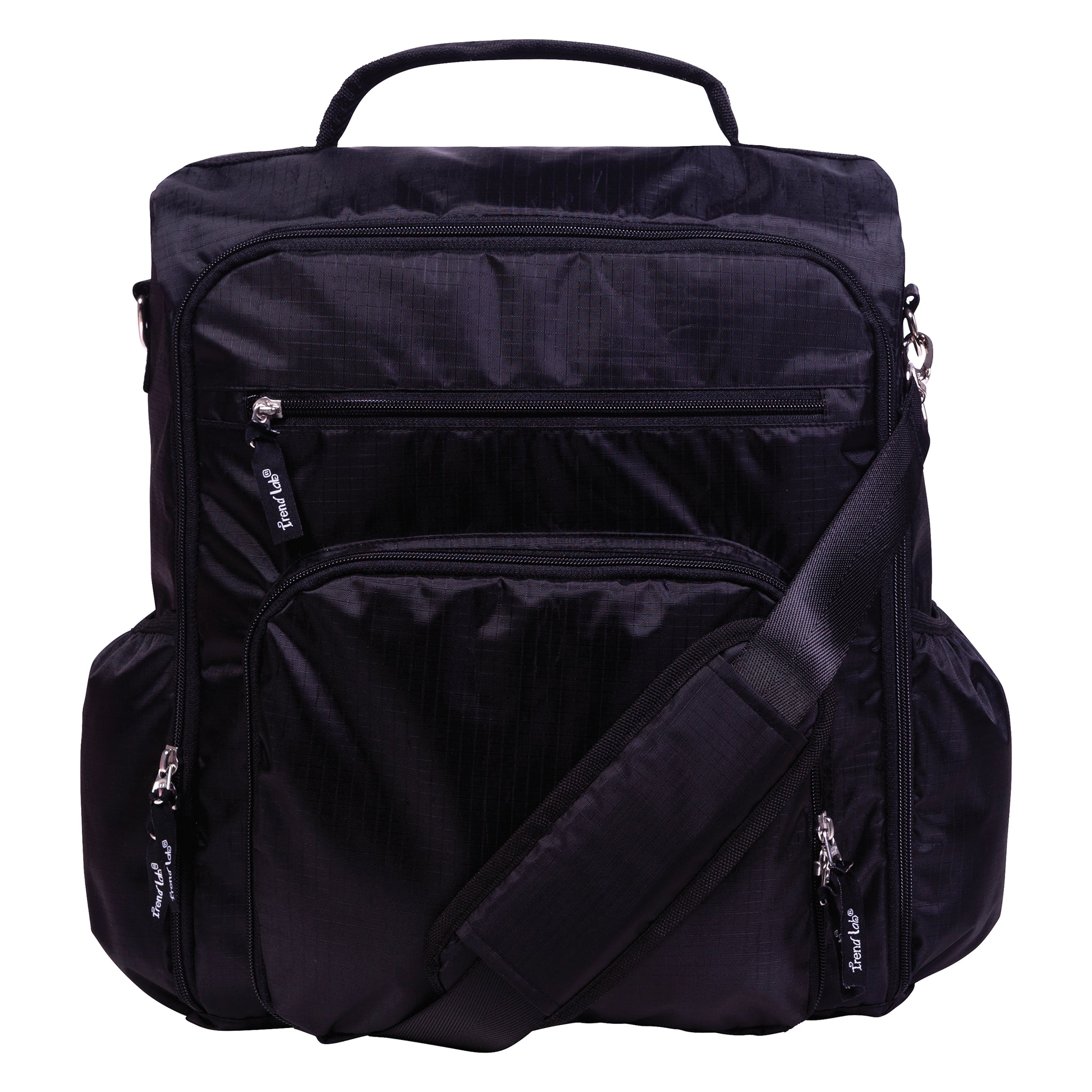 Trend Lab Black Convertible Backpack Diaper Bag