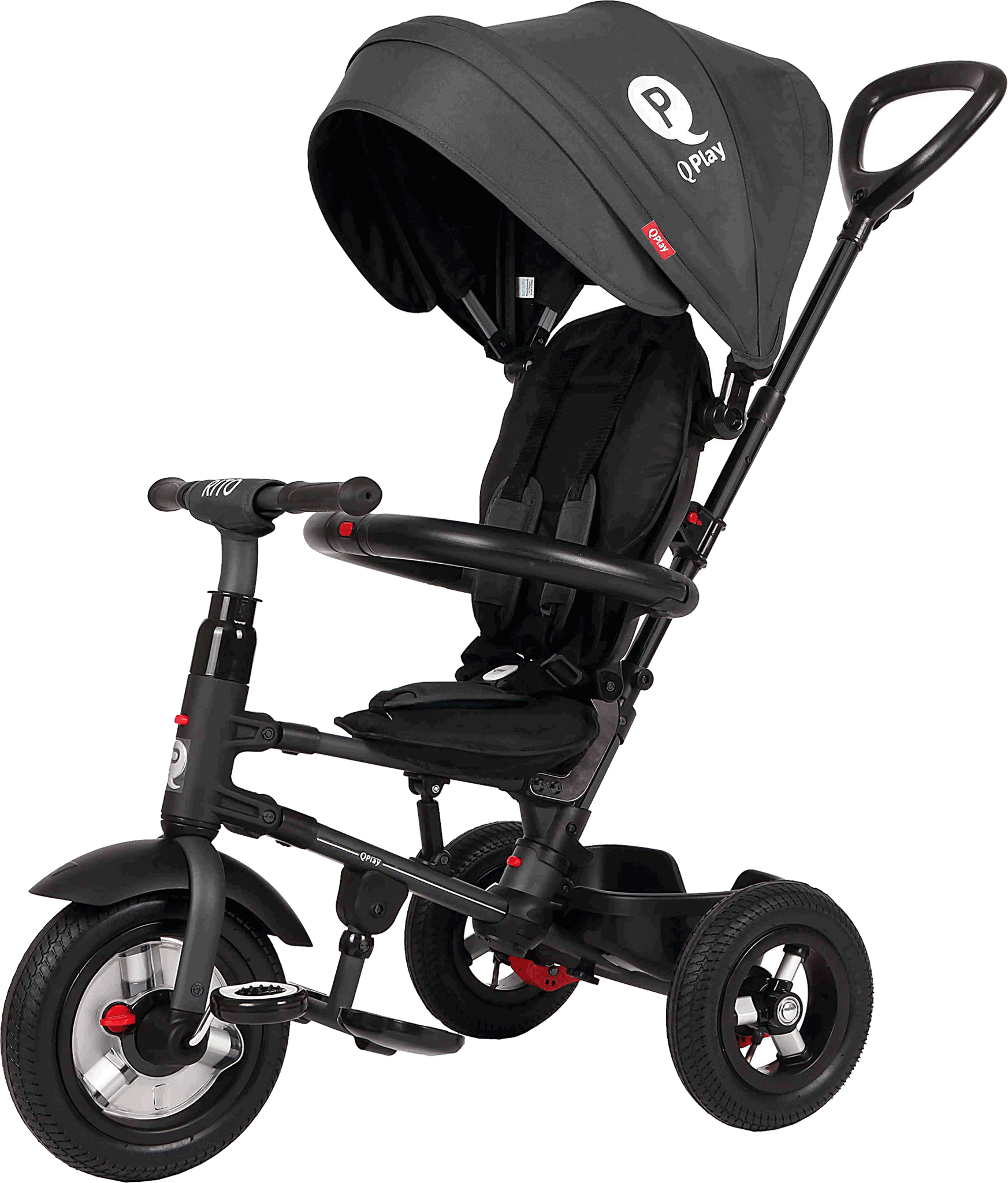 Qplay Easy Stroller Grey Stroller Grey