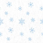 Photo 2 Blue Snowflakes Deluxe Flannel Fitted Crib Sheet