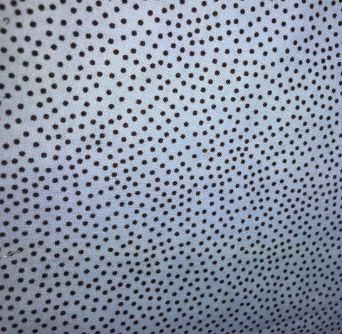 Blue/Purple Polka Dot Fabric - 3 yds
