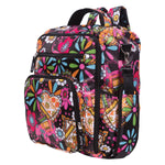 Photo 3 Bohemian Floral Convertible Backpack Diaper Bag