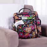 Bohemian Floral Convertible Backpack Diaper Bag