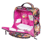 Photo 7 Bohemian Floral Convertible Backpack Diaper Bag