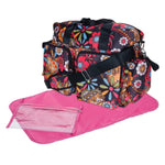 Photo 6 Bohemian Floral Deluxe Duffle Diaper Bag