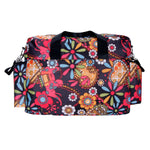 Bohemian Floral Deluxe Duffle Diaper Bag