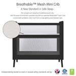 Breathable Mesh 2-in-1 Mini Crib - Greenguard Gold Certified