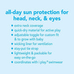 Photo 3 Breatheasy Flap Sun Protection Hat-Light Aqua