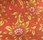 Photo 1 Brown Floral Fabric - 3 yds