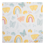 Photo 5 Butterfly Sun 2 Pack Microfiber Fitted Crib Sheets