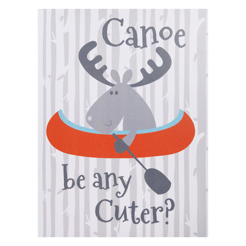 Canoe Be Any Cuter Canvas Wall Art