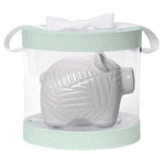 Photo 1 Ceramic Coin Bank - White Piggy