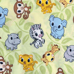Photo 2 Chibi Zoo Fitted Crib Sheet