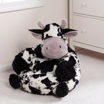 Children's Plush Cow Character Chair