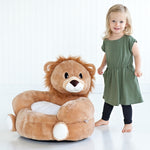 Children's Plush Lion Character Chair