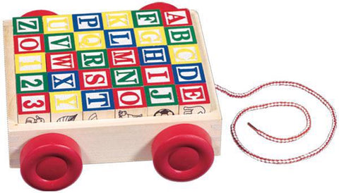 Classic ABC Block Cart