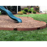 Photo 6 Classic Sienna Curved Playground Border 16’ – 1” profile