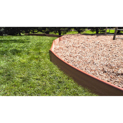 Classic Sienna Curved Playground Border 16’ – 1” profile