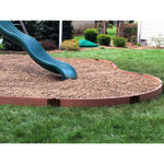Classic Sienna Curved Playground Border 16’ – 2” profile