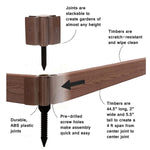 Photo 13 Classic Sienna Straight Playground Border 16’ – 2” profile