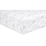 Photo 1 Clouds Jersey Fitted Crib Sheet