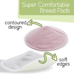Photo 4 COMFY Organic Nursing Pads For Breastfeeding (Pastel Touch, X-Large 5.5")