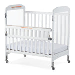 Compact SafeReach Crib w/ Adjustable Mattress Board - Clearview-Natural