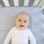 Photo 3 Construction Digger Jersey Fitted Crib Sheet