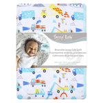Photo 1 Construction Digger Reversible Jersey Crib Quilt