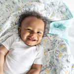 Photo 5 Construction Digger Reversible Jersey Crib Quilt