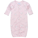 Photo 1 Convertible Romper- Bunny Print