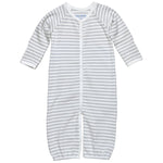 Photo 2 Convertible Romper- Grey Stripe