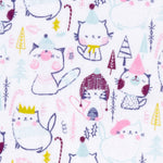 Photo 2 Cool Cats Deluxe Flannel Fitted Crib Sheet