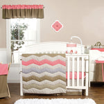 Photo 3 Coral Chevron Musical Mobile