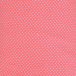 Coral Dot Fitted Crib Sheet