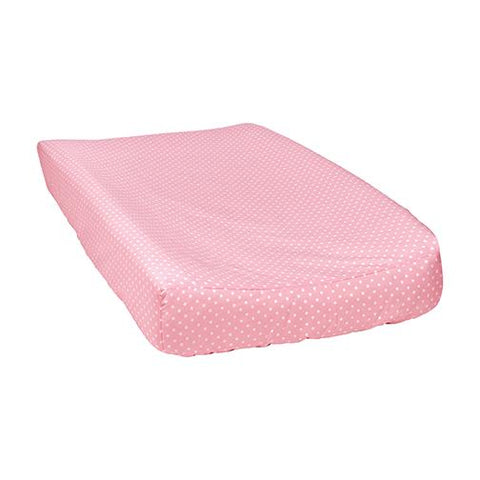 Cotton Candy Dot Changing Pad Cover