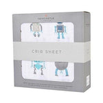 Photo 1 Robot Crib Sheet