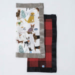 Woof + Red Plaid