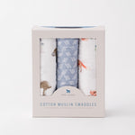 Cotton Muslin Swaddle 3 Pack