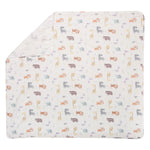 Photo 1 Crayon Jungle Flannel Swaddle Blanket