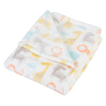 Photo 3 Crayon Jungle Plush Baby Blanket