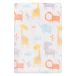 Photo 2 Crayon Jungle Plush Baby Blanket