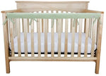 Photo 1 CribWrap® Narrow 1 Long Sage Fleece Rail Cover
